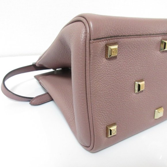 SALVATORE FERRAGAMO Purple Leather Shoulder Bag - Picture 5 of 16